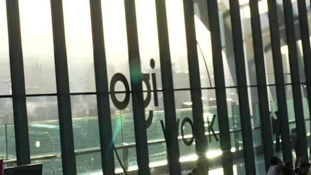Logi Work signage at the Sky Garden in London